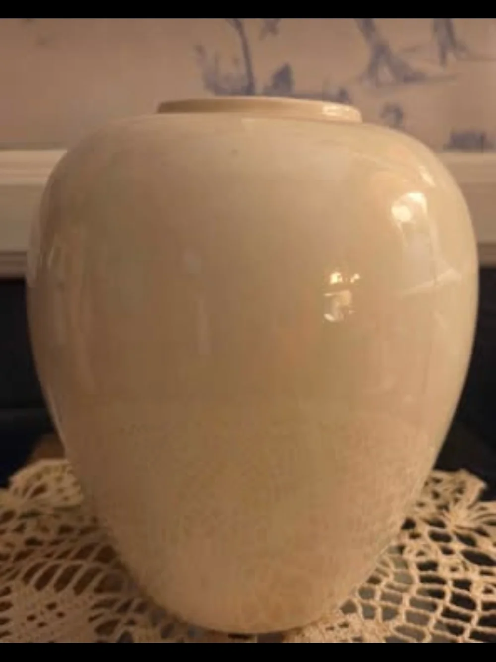 Vintage Dainty Floral Ceramic Vase • Cottagecore Grandmacore Shabby Chic Decor